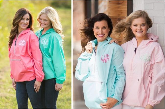 Spring Waterproof Monogram Pullover – Only $29.99!