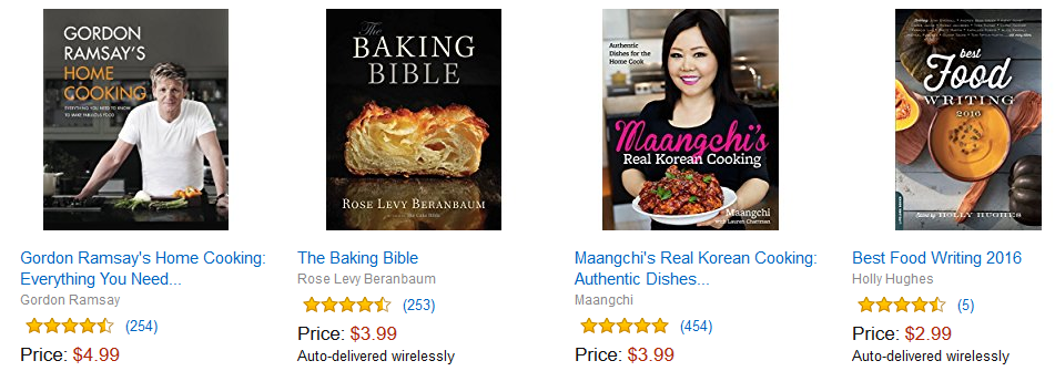 Up to 80% off top-rated Kindle cookbooks! Prices start at $1.99!