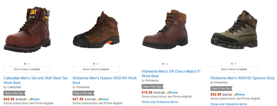 Under $100 – Men’s Work & Safety Boots!
