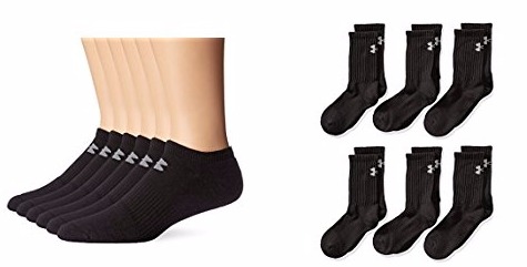 40% OFF Select Under Armour and Adidas Clothing Accessories! Nice Deals on Socks!