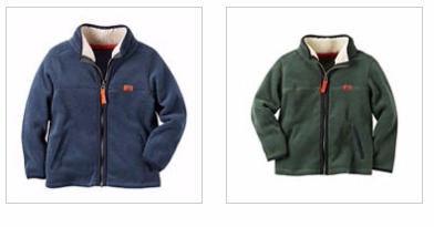 Carter’s Boys Fleece Jackets Only $7.49 at JCP!