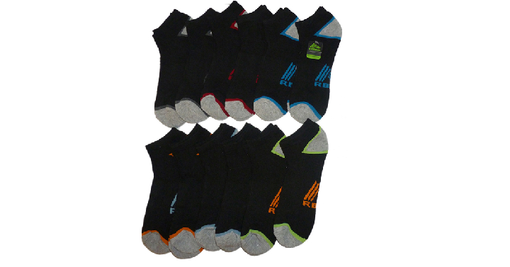 12-Pack Mens RBX Cushioned Moisture Wicking Socks Only $9.99 Shipped! (Reg. $50)