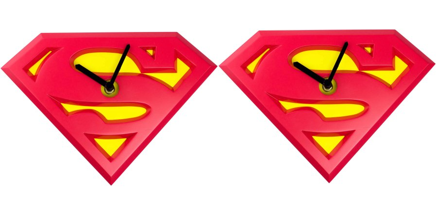 Superman Logo Wobble Clock Only $16.54!