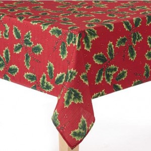 Kohl’s Cardholders: The Big One Red Holly Tablecloth – Only $3.63 Shipped!