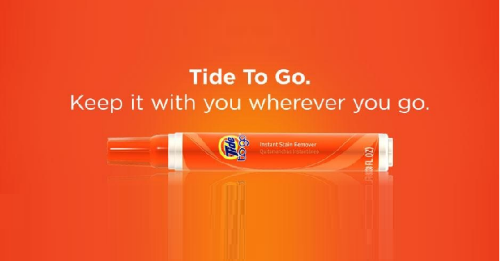 Tide To Go Instant Stain Remover Liquid Pen, 3 Count Only $3.95 Shipped!
