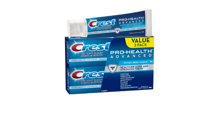 Crest Pro-Health Advanced Extra Deep Clean Toothpaste Twin Pack (Pack of 2) Only $3.28 Shipped!