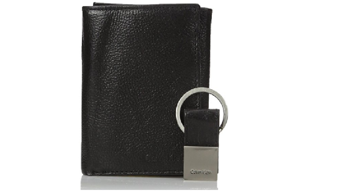 Wow! Calvin Klein Men’s Pebble Leather Slim Trifold Wallet Only $7.43! (Compare to $44.95)