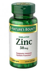 Nature’s Bounty Zinc Chelated 50 mg, 100 Caplets – Only $2.89!