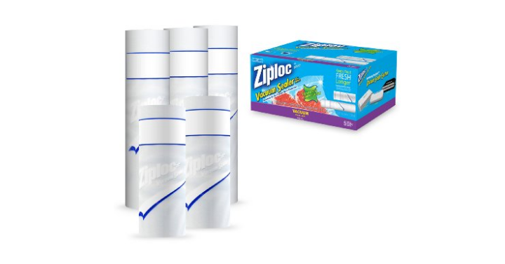 Ziploc Vacuum Seal Combo 5 Roll Pack Only $22.78! (Reg. $45.46)