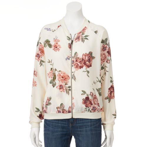 Kohl’s 30% off! Earn Kohl’s Cash! Stack Codes! Free shipping! About A Girl Print Bomber Jacket – Just $17.49!