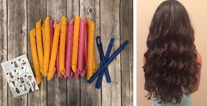 18 Extra Long Spiral Curlers – Just $14.99! Super great price!