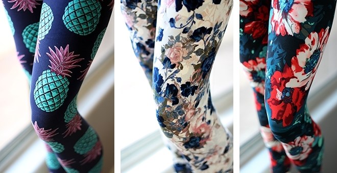 Ultra Soft Print Leggings from Jane! Cute Florals! Just $8.99!