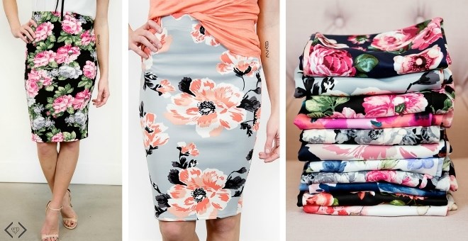 Floral Pencil Skirts from Jane – Regular & Plus + New Styles – Just $14.99!
