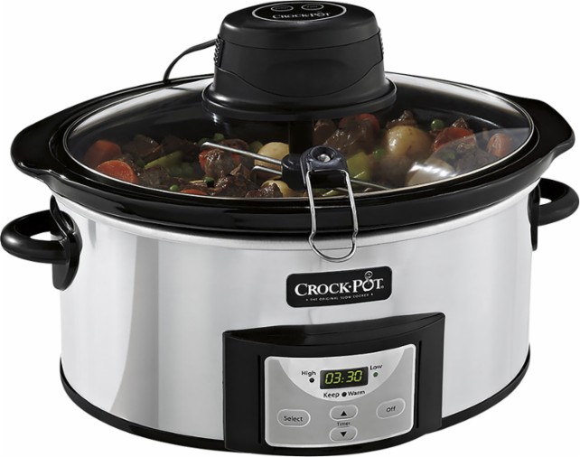 Crock-Pot iStir Automatic Stirring 6.5-Qt. Slow Cooker – Just $47.99!