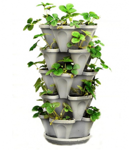 5 Tier Stackable Strawberry, Herb, Flower, and Vegetable Planter $29.97!!