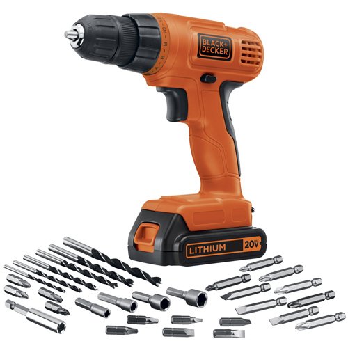 30% off select BLACK+DECKER drill with 30-pc accessories! Just $41.99!