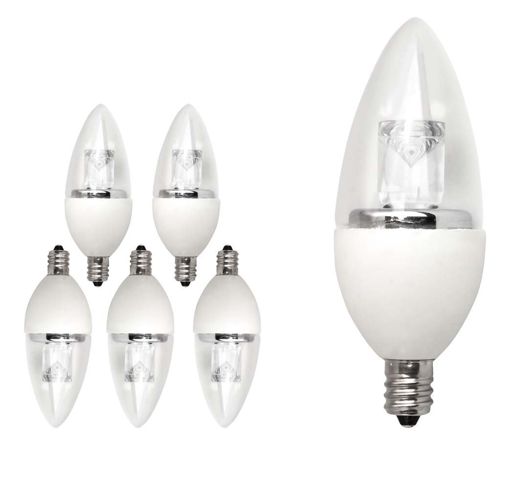 25 Watt Equivalent LED Candelabra Bulbs – Soft White – 6 Pack – Just $9.99!