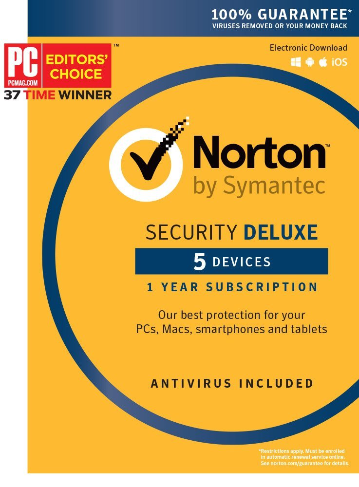 Save on Norton Security Deluxe – 5 Devices – Just $19.99!