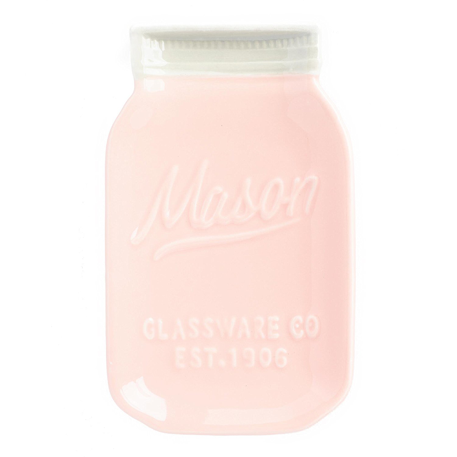 Pink Mason Jar Ceramic Spoon Rest – Just $9.45!