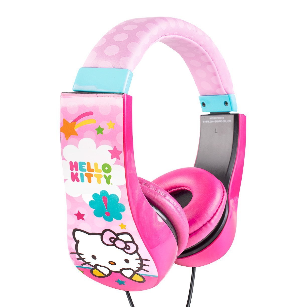Hello Kitty Kid Safe Over the Ear Headphone with Volume Limiter – Just $9.99!