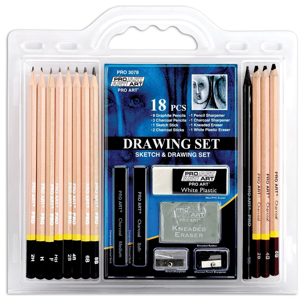 Pro Art 18-Piece Sketch/Draw Pencil Set – Just $6.25!