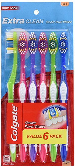 Colgate Extra Clean Toothbrush – 6 Count – Just $2.69!