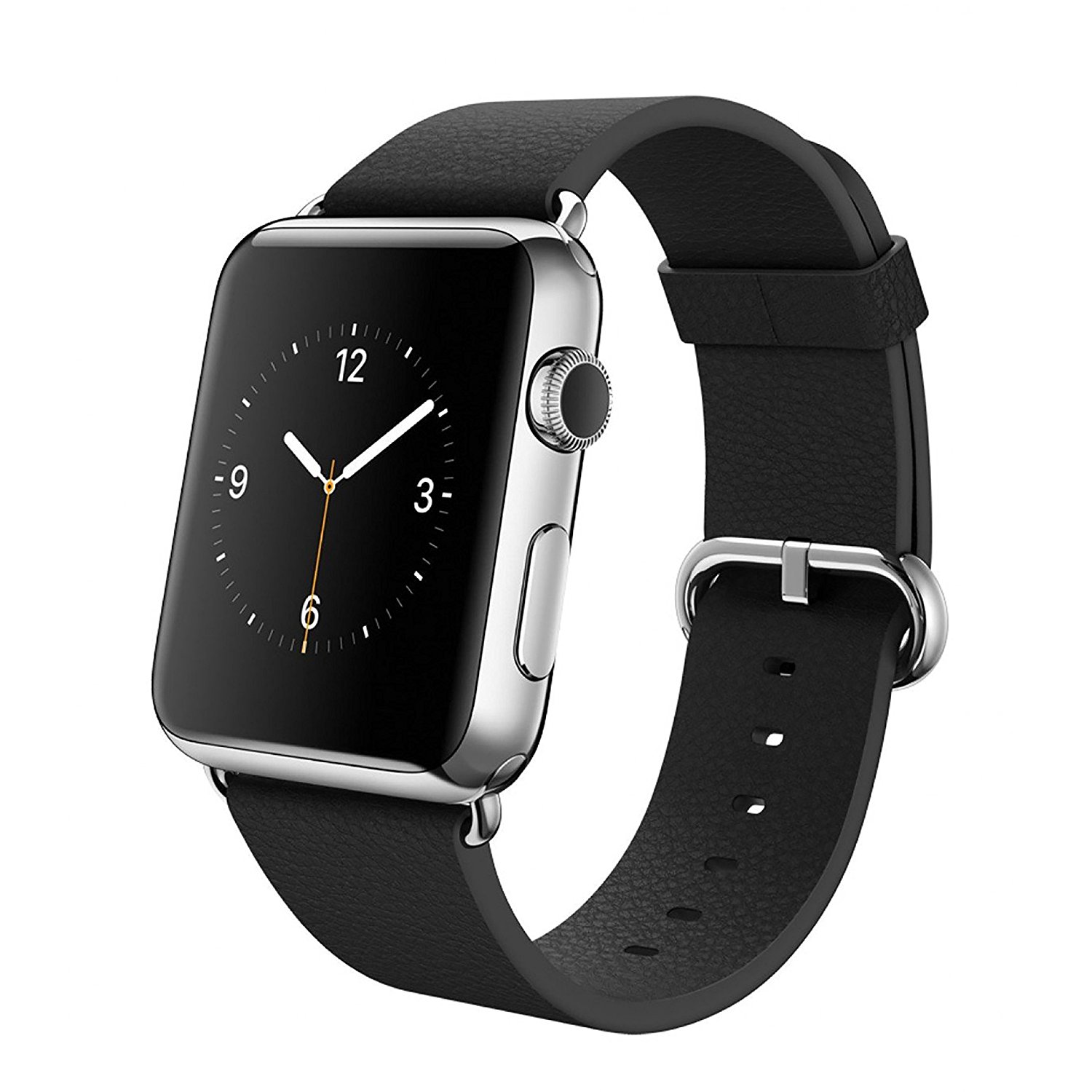 Apple Watch (38MM) Stainless Steel Case with Black Classic Buckle – Just $279.99!