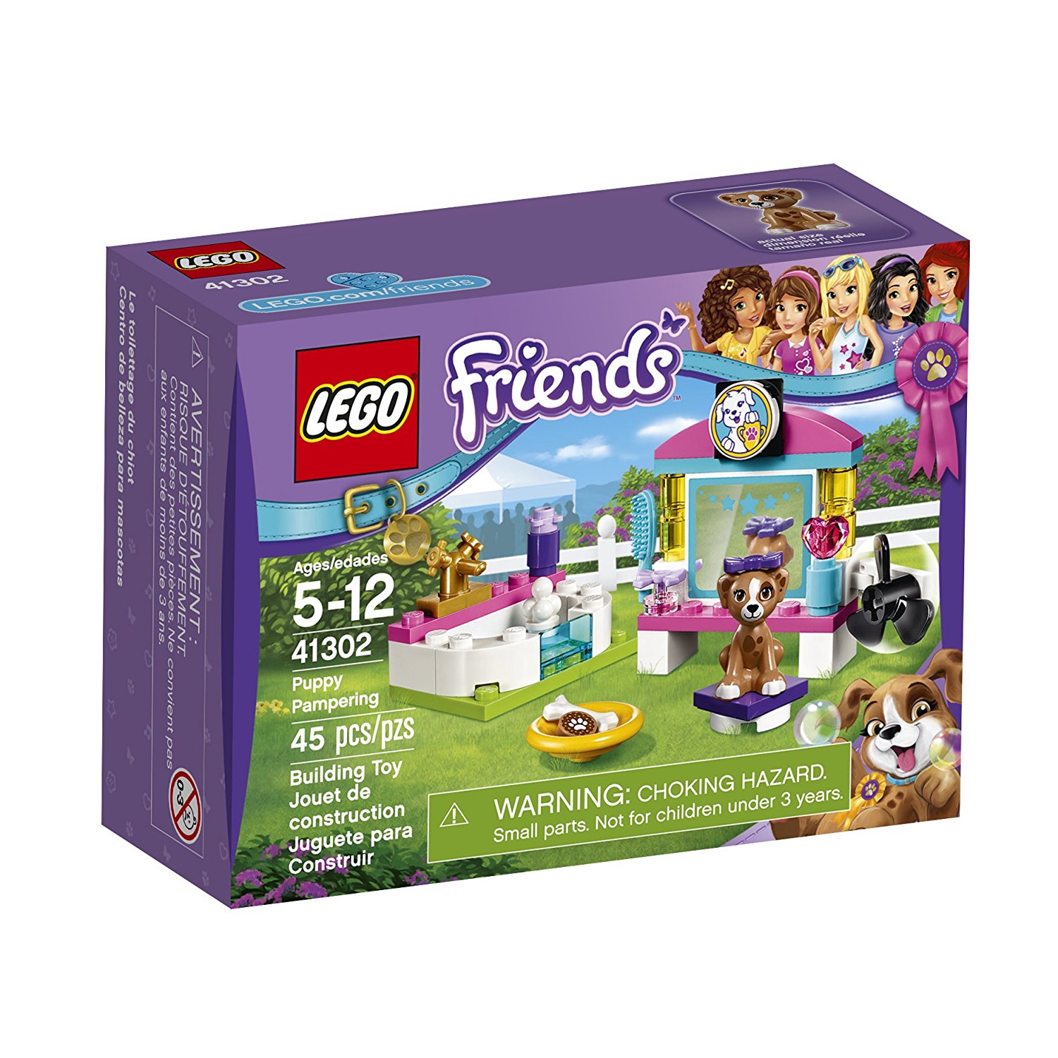 LEGO Friends Puppy Pampering 41302 Building Kit – Just $4.97!