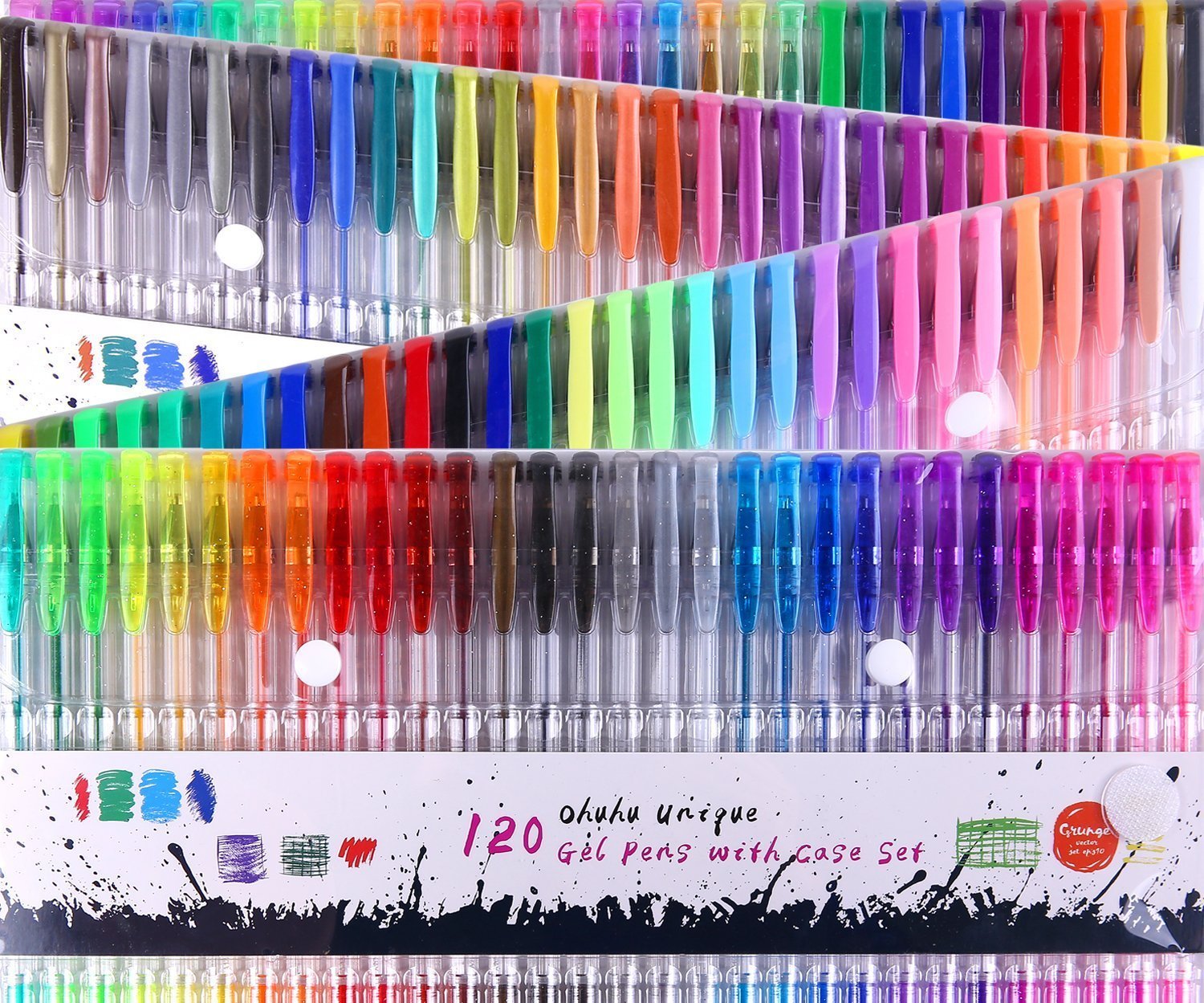 Ohuhu 120 Unique Colors Gel Pens Set – Just $14.99!