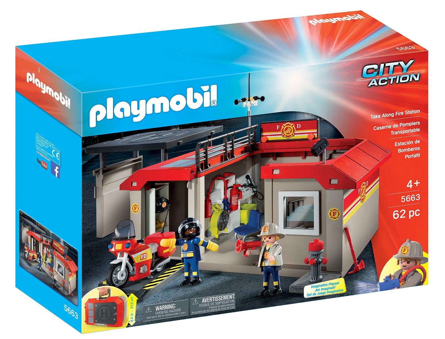 PLAYMOBIL Take Along Fire Station Playset – Just $23.99!