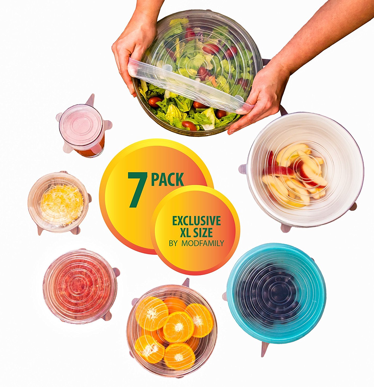 Silicone Stretch Lids – 7 pack – Just $15.97!