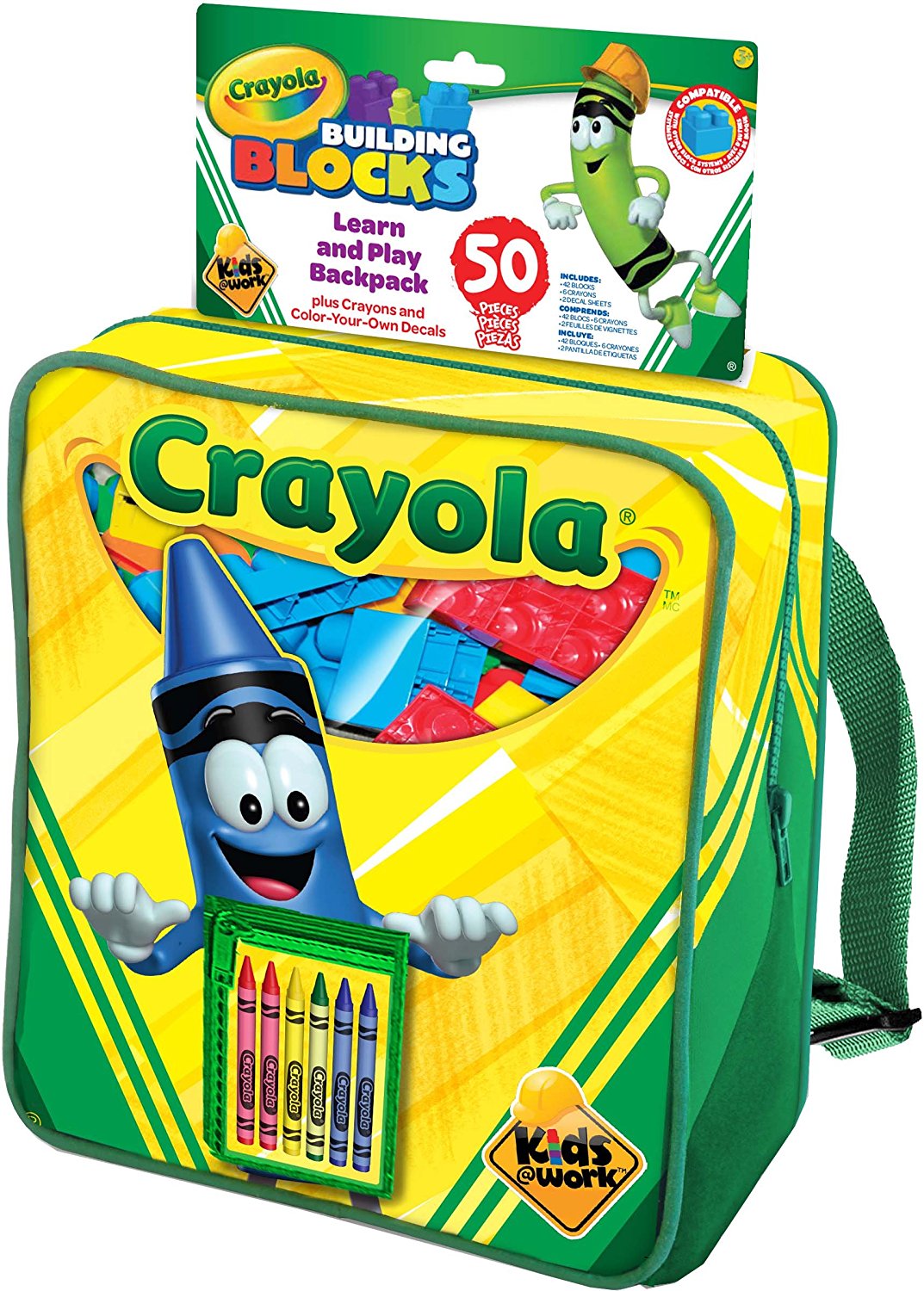 Crayola KidsatWork Learn n Play Backpack – 50 Pieces – Just $7.28!
