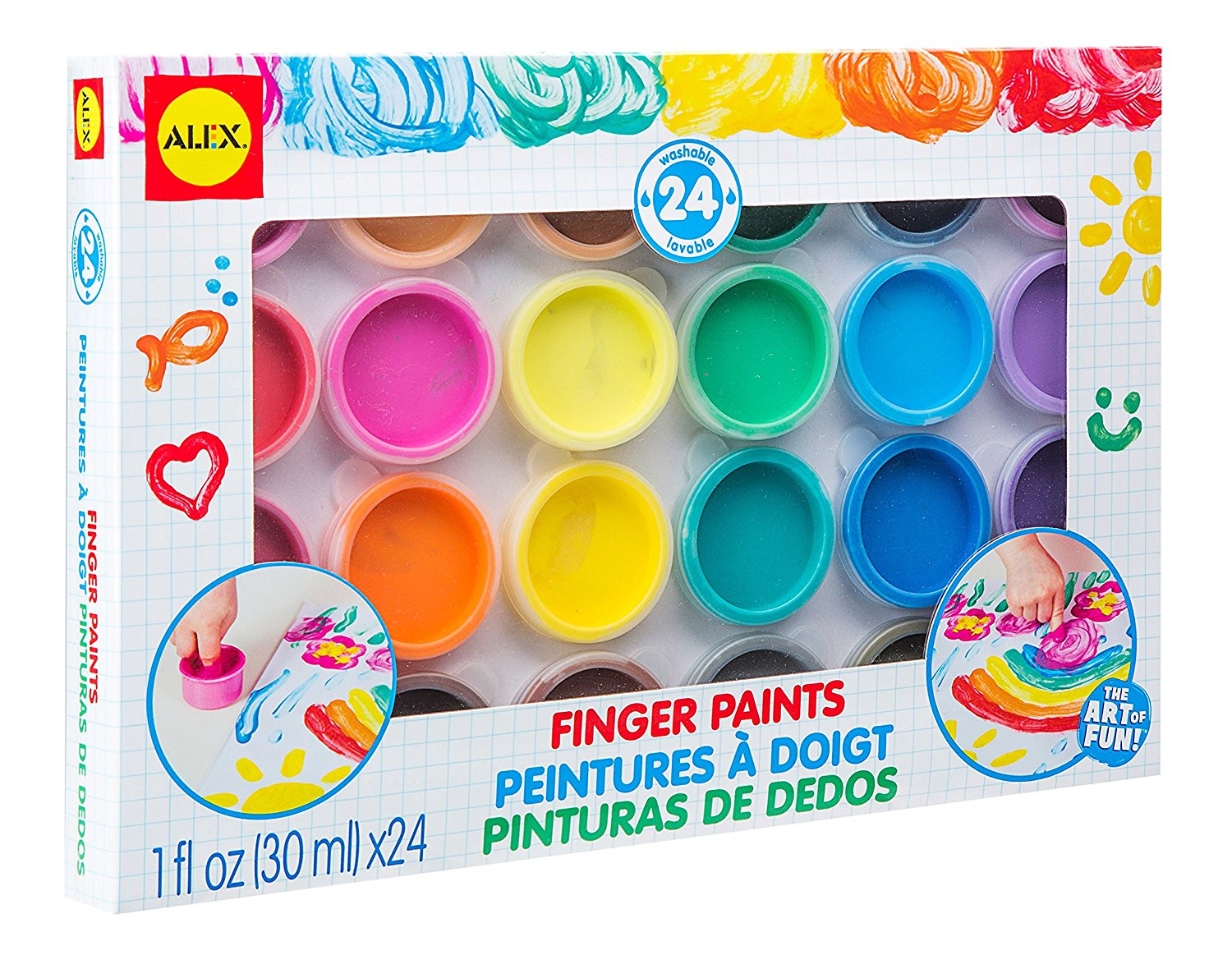 ALEX Toys Artist Studio 24 Finger Paints – Just $15.93!