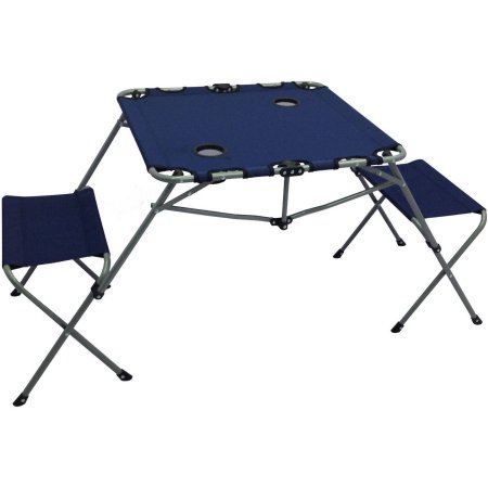 Ozark Trail 2-In-1 Table Set with Two Seats and Two Cup Holders – Just $28.99!