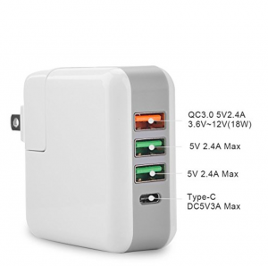 Travel USB Charger for Samsung, iPhone, iPad, & Tablet Just $11.99!