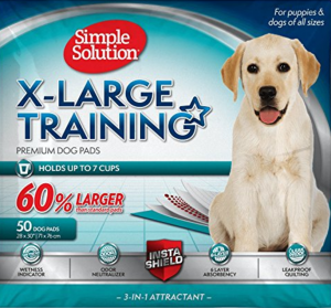 Simple Solutions Doggy Training Pads 50-Count $18.08!