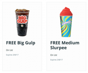 FREE Big Gulp & Slurpee Text Offer At 7-11!