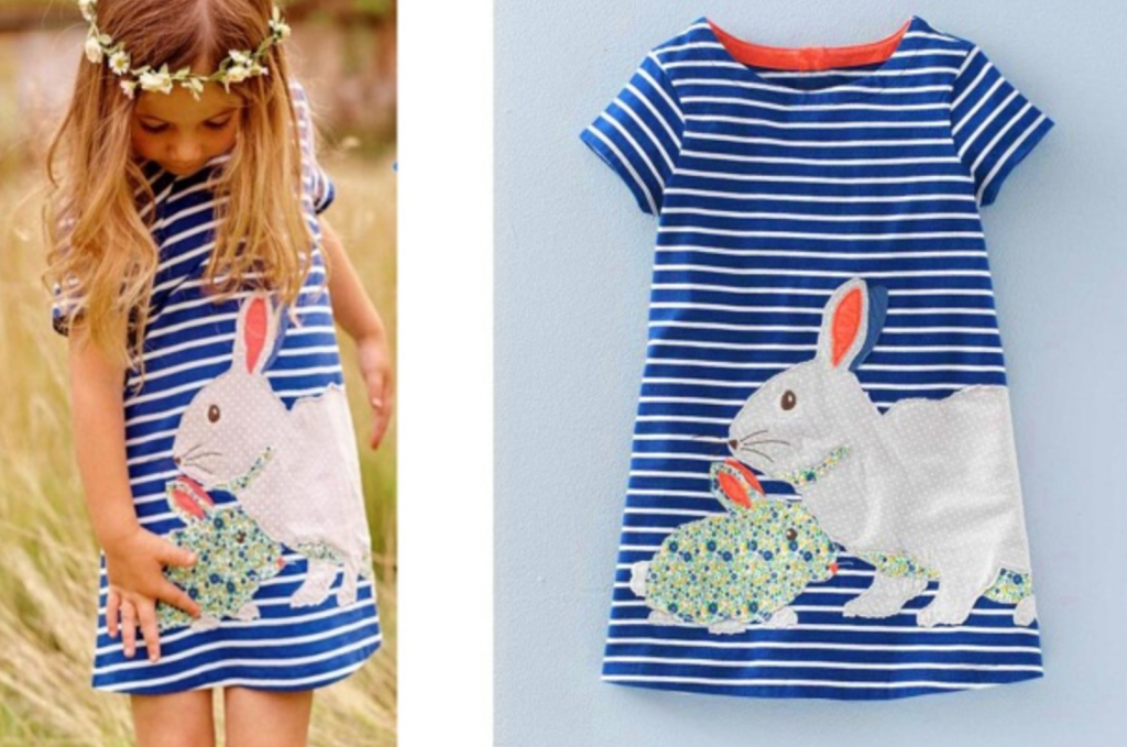 Adorable Toddler Bunny Dress Just $14.99! Perfect For Easter!