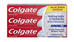 Colgate Baking Soda and Peroxide Brisk Mint Toothpaste 3-Pack Just $3.96!
