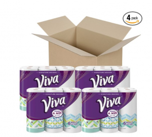 VIVA Signature Designs Full Sheet Paper Towels Big Roll 24-Count Just $29.64 Shipped!