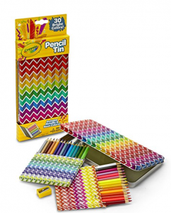 Crayola Collectible Pencil Tin W/ 30-Pencils Just $3.92 As Add-On Item!