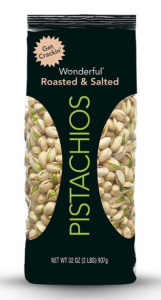 Wonderful Pistachios, Roasted and Salted $12.14 Shipped!
