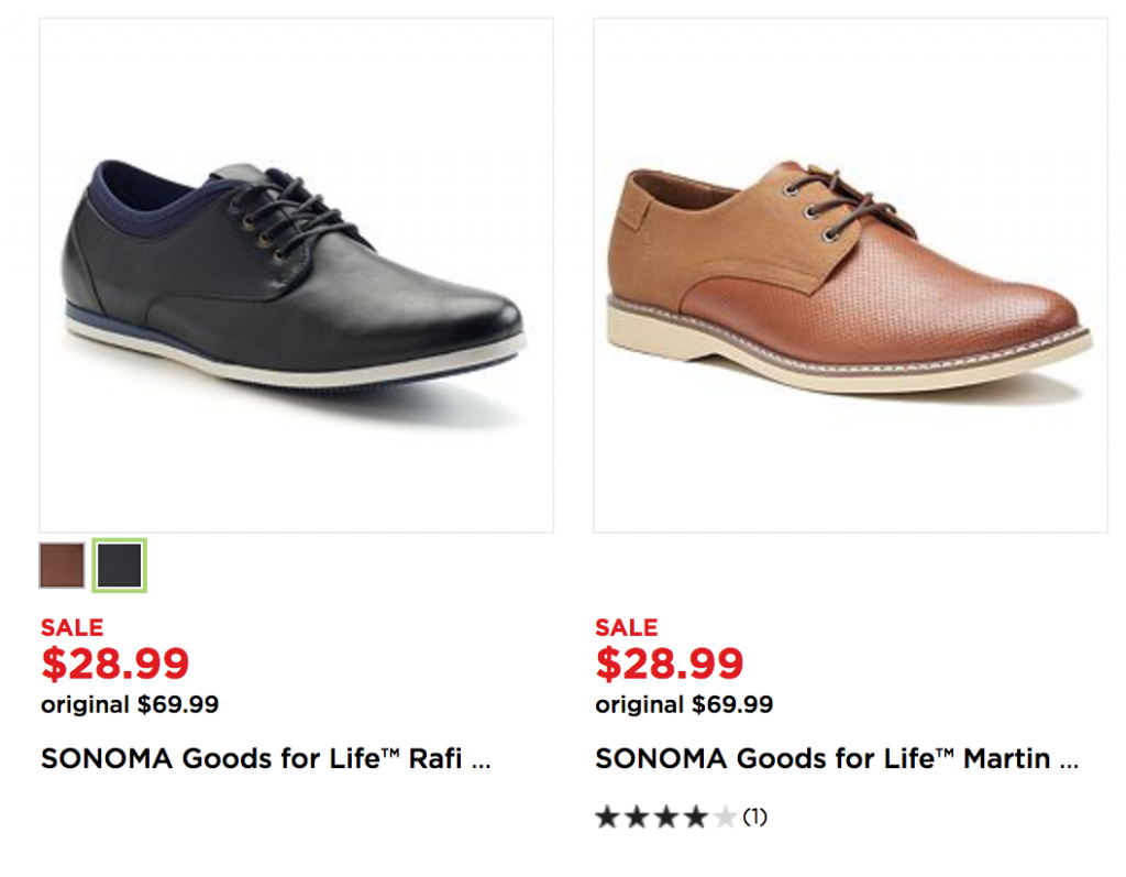 HOT! Sonoma Men’s Casual Shoes Just $18.99!