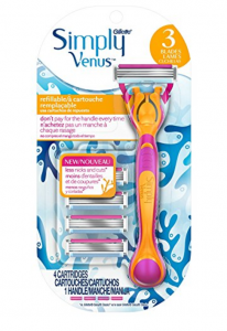 Gillette Simply Venus Razor & 4-Cartridges Just $2.49 As Add-On Item!