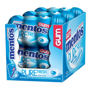 Mentos Gum Pure Fresh Mint 50-Count 6-Pack Just $10.65!