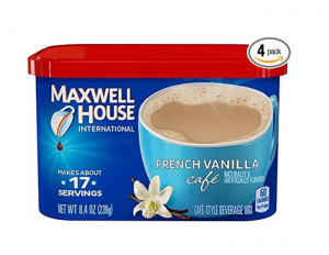 Maxwell House International Coffee French Vanilla Cafe 4-Pack $9.57 Shipped!