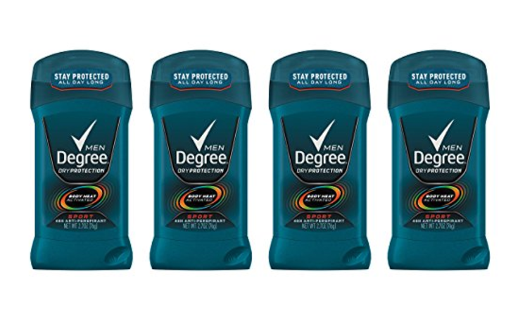 Degree Men Dry Protection Antiperspirant 4-Pack Just $6.33 As Add-On Item!