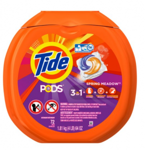 Tide PODS Spring Meadow HE Turbo Laundry Detergent Pacs 72-Count Just $15.99 Through Prime Pantry!