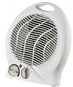 Optimus Portable 2-Speed Fan Heater with Thermostat Just $13.99!