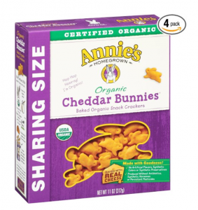 Annie’s Organic Cheddar Bunnies Crackers 11 oz Sharing Size Box 4-Pack Just $13.73 Shipped!